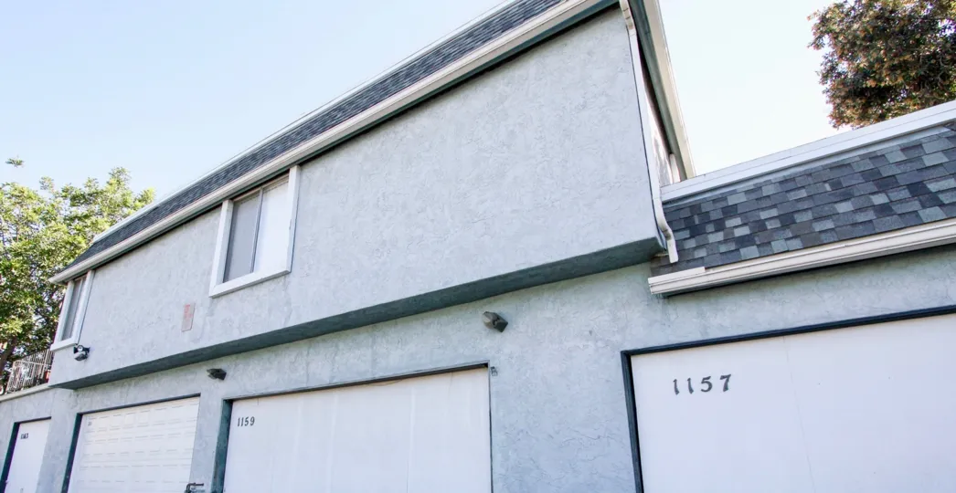 Two story townhomes at Vista Park Villas in Vista California