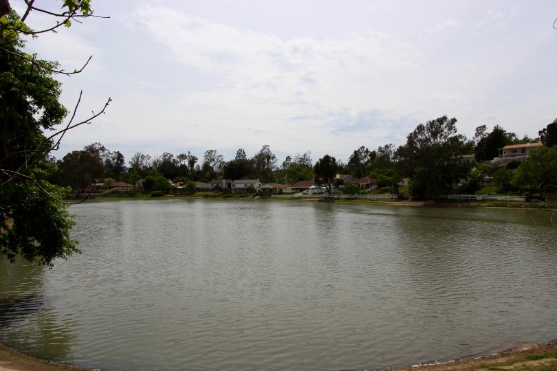 The picturesque lake at Lake Village in Temecula Ca