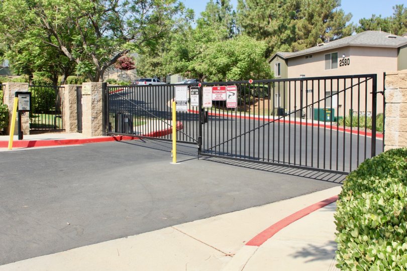 Gated community in Corona California at Crown Villas