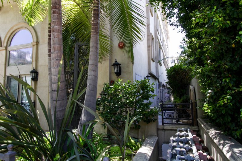The landscaping seen around Willaman Villas