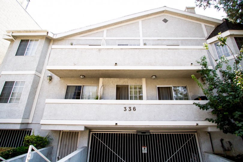 The balcony seen at Delux Verdugo Condominiums