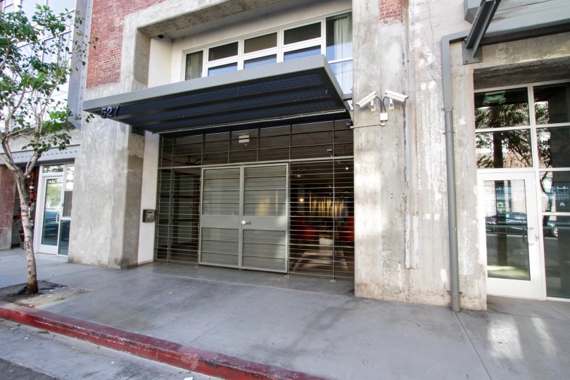 The entrance into Barker Block Warehouse 1