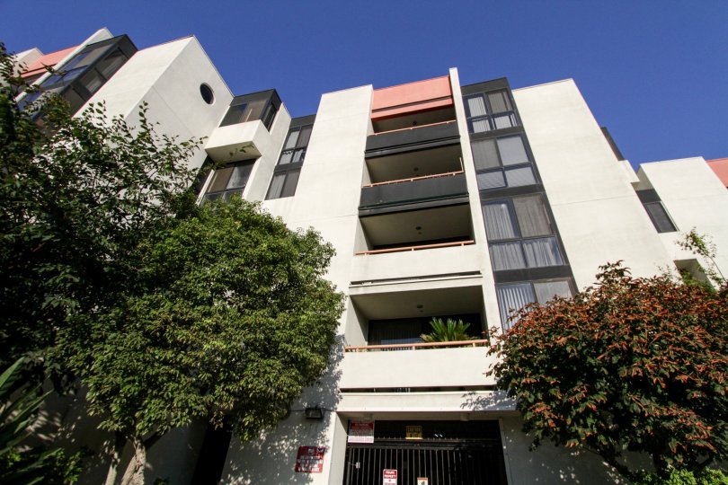 The balconies at Tokyo Villa in Downtown LA