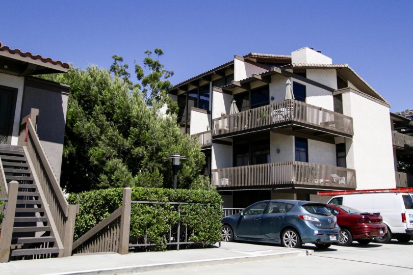Marina Pacifica offers wraparound balconies on corner unit condos