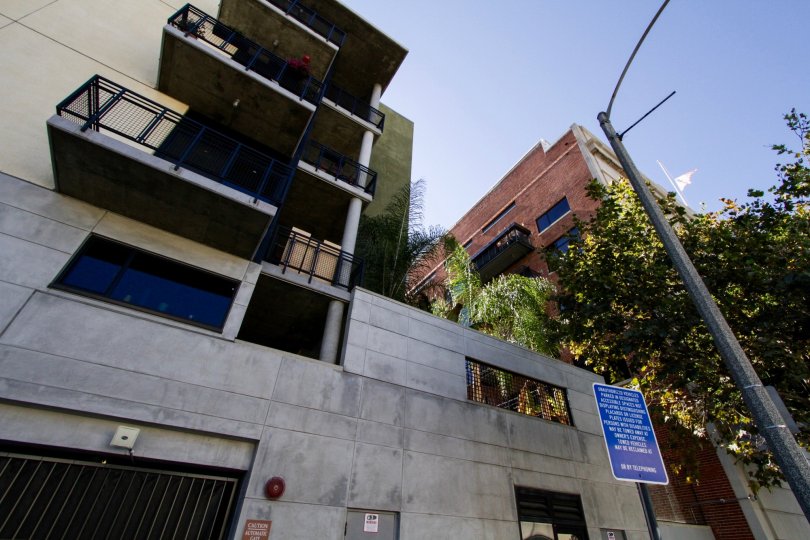 Courtyard beyond view at Temple Lofts