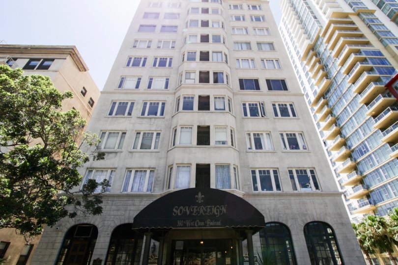 The Sovereign condo tower in Long Beach