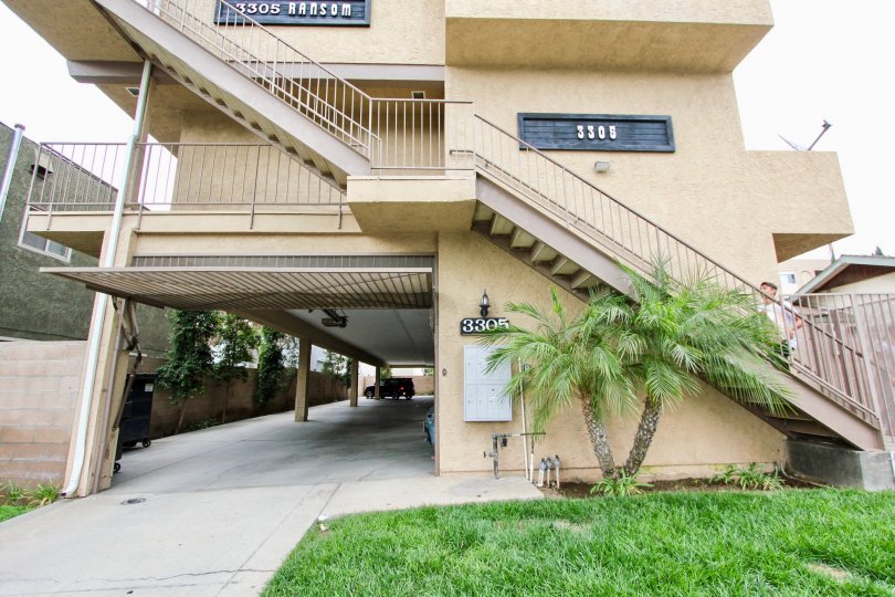 The driveway up to 3305 Ransom