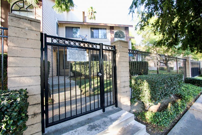 The gate for access into Golden Point
