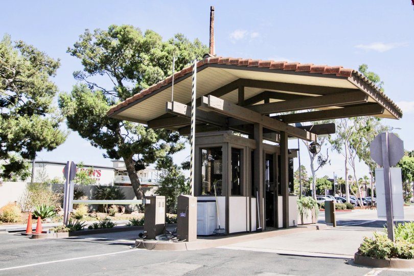 The entrance into Marina Pacific property