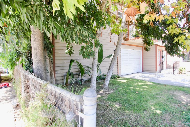 The yard at Newport Heights
