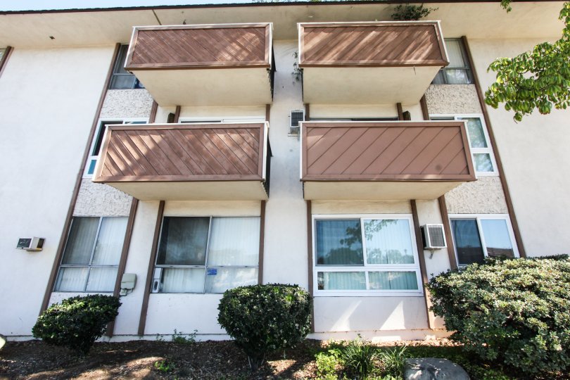 The various units at the Park Ocean in Long Beach, California