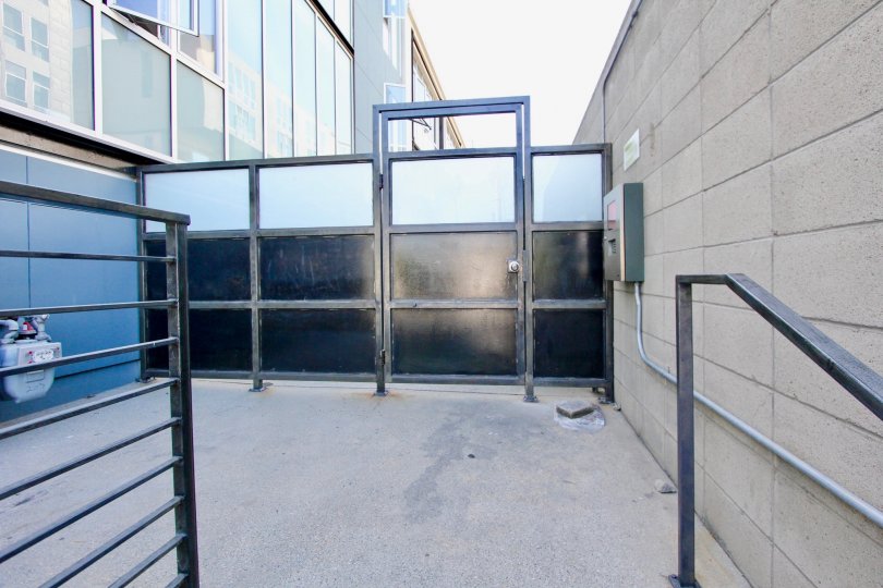 The unit entrance at R1 Living