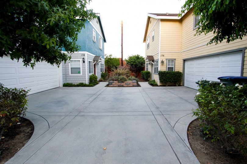 The concrete driveway at 178 N Chester Ave