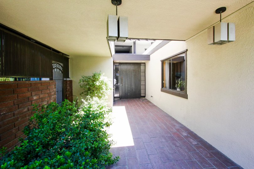 The walkway through the Ardmore House