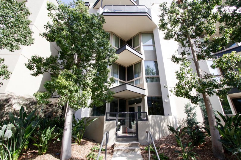 The entrance into the Promenade Playa Vista in Playa Vista