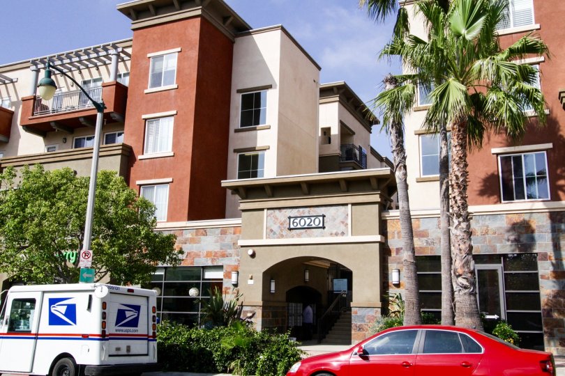 The entrance into Tempo Playa Vista in Playa Vista