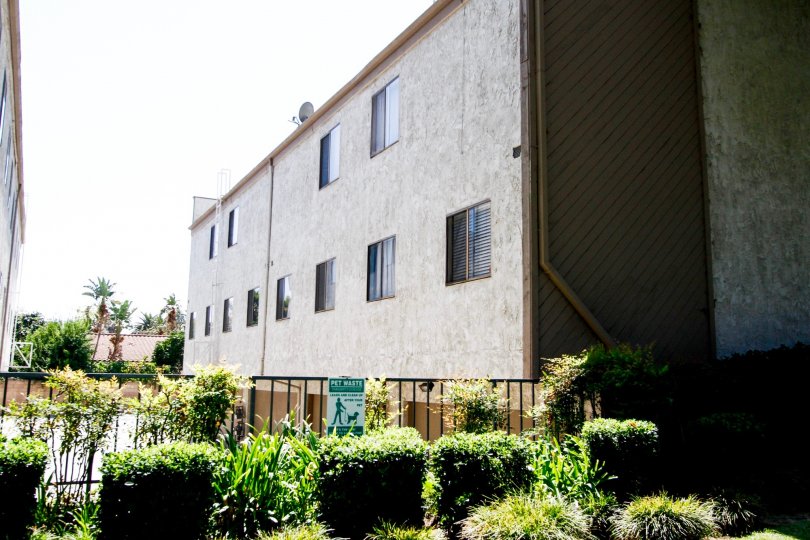 The landscaping at Sherman Way Park West