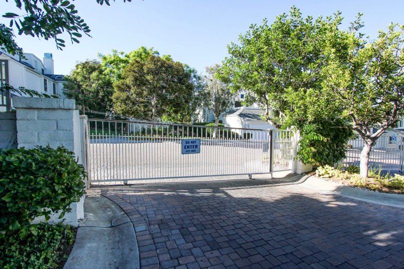 The landscaping at Bay Watch