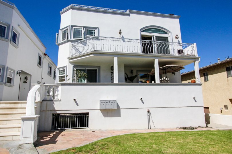 The balcony at Jade Townhomes