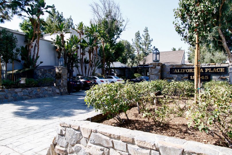 The landscaping at California Place in CA California