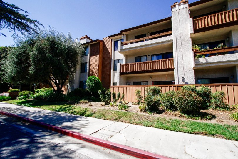 The landscaping around Valley Oaks II