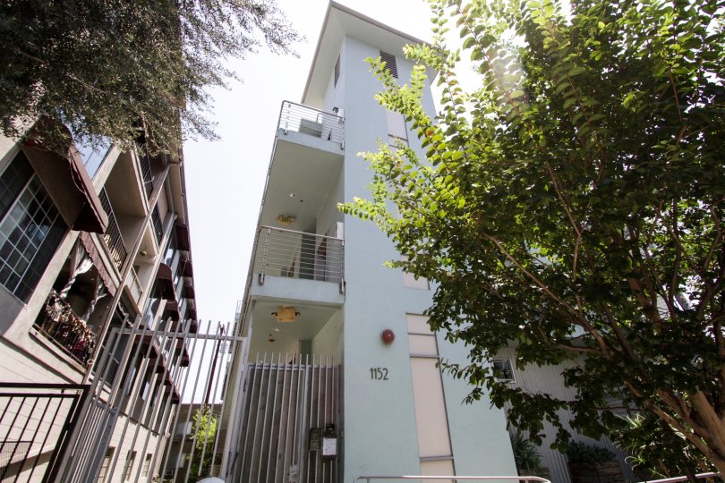 The building at La Cienega Lofts