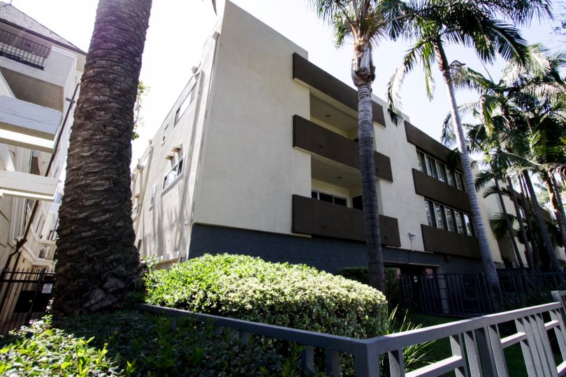 The balconies at Laurel Condos in West Hollywood