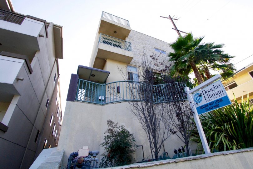 A view of The Quartet building in West LA
