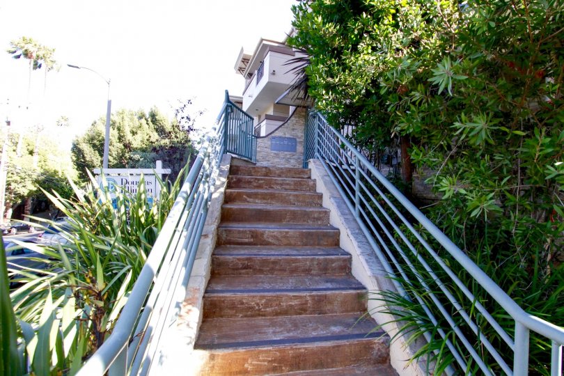 The stairs leading up to The Quartet