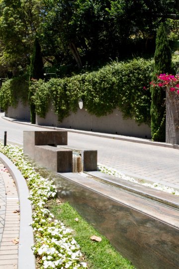 The driveway next to Villas at Kentwood in Westchester, California