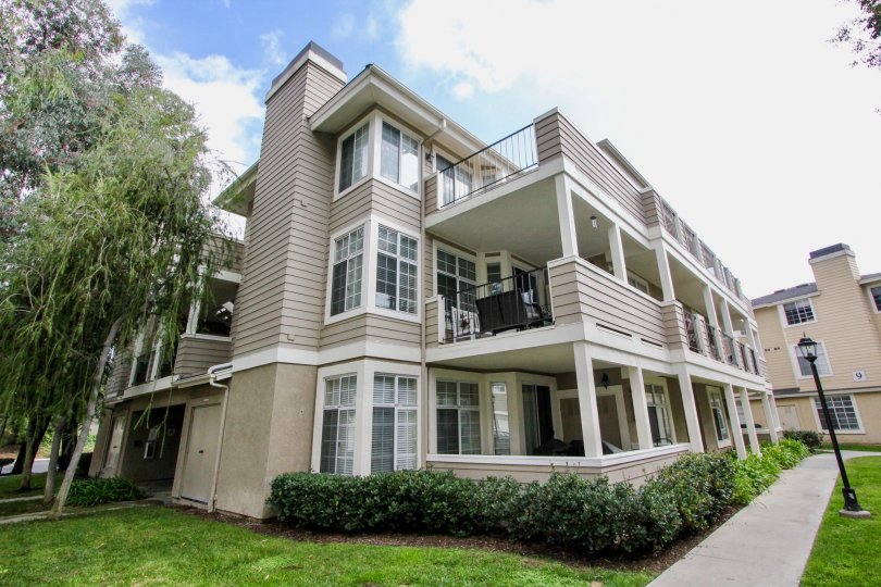 The Balcony in Second Floor of Apartment belong to Canyon Villas has chairs