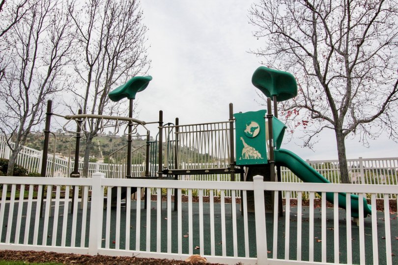 a park have slide inside compound wall in Summit Court