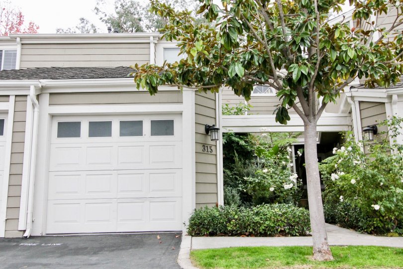 THE 315 APARTMENT IN THE TERRACES AT CANYON HILLS WITH THE SHUTTERS, FLOWER PLANTS, GRASSLAND, TREES