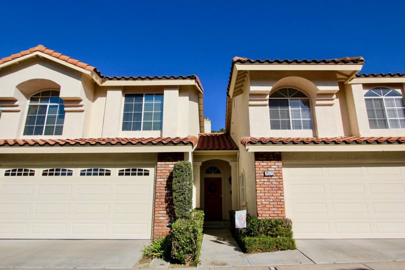 the village niguel gardens is a unity of two houses in laguna niguel city in california