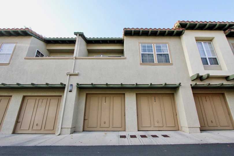 Well built villa with ample of parking and wooden doors in Tijeras Creek Villas of Rancho Santa Margarita