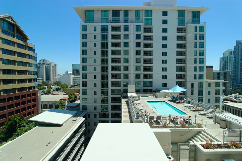 Breathtaking views from Acqua Vista in Downtown San Diego, California.