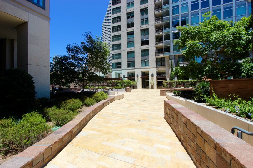 Renaissance, City: Downtown San Diego, a nice road and buildings on both the sides