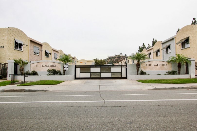 The Galleria community entrance in El Cajon, California