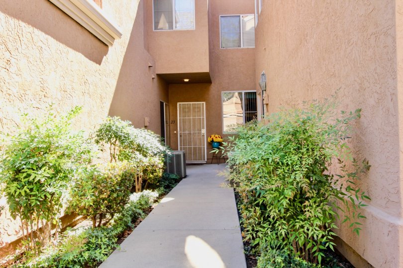 The Knolls El Cajon California house with garden and walking road
