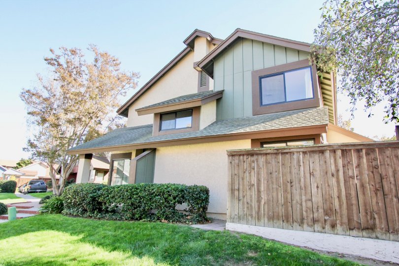 Residence with yard and fence at Concord Square in Mira Mesa California