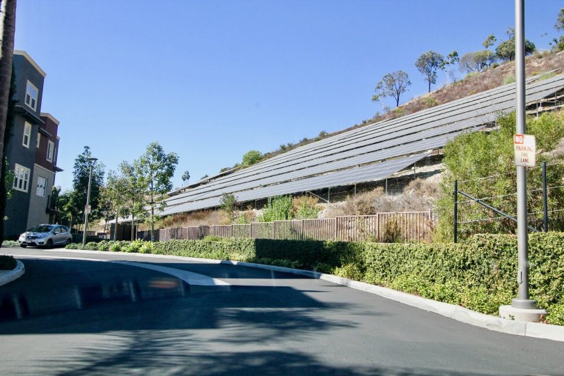A solar panel in the Skyloft at Origen reminds me the solar panel in our village home.