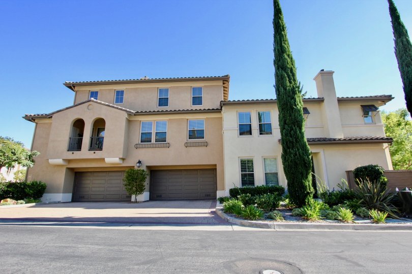 A view from the street of the Verandas at Escala in Mission Valley, California