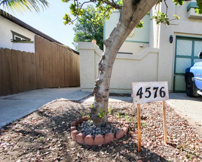 Curb appeal at Norman House II in Normal Heights, California.