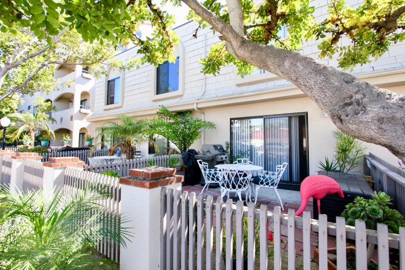 A beautiful day in the Santa Barbara community in Pacific Beach, CA