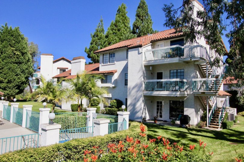 Our beautiful views of our lush gardens at Mira La Paz in Rancho Bernardo, California.