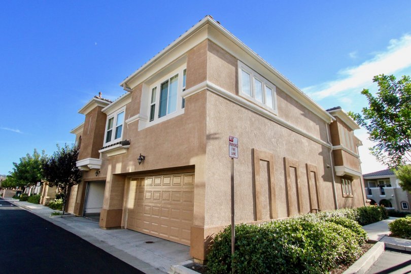 View of garage from corner, Savannah Terrace, Rancho Bernardo, California