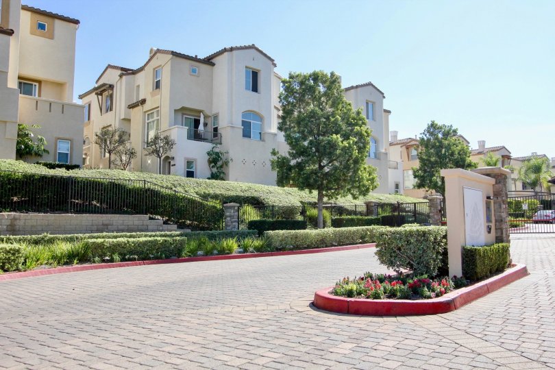 Gated entrance to Coronado Ranch, San Marcos, Californa