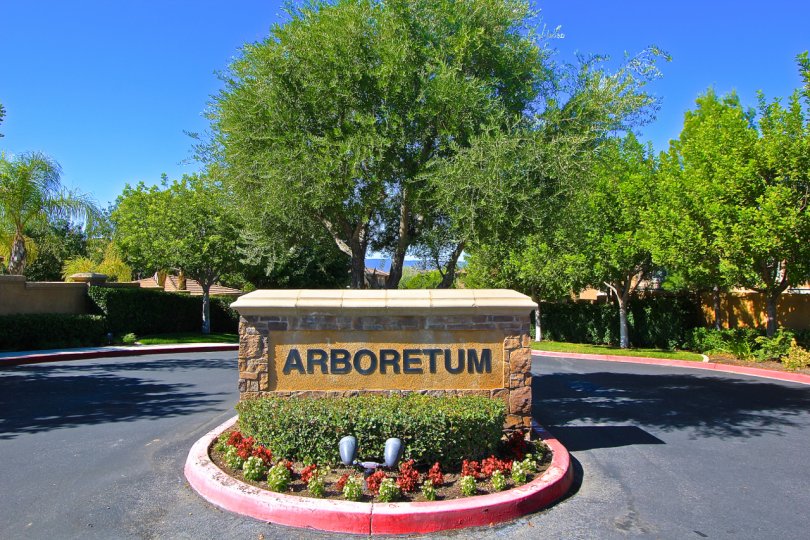 Arboretum is a gated community in Murrieta CA