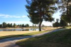 Take a brisk stroll along the lake in Oasis