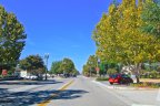 Typical West Murrieta neighborhood sunny day on side street